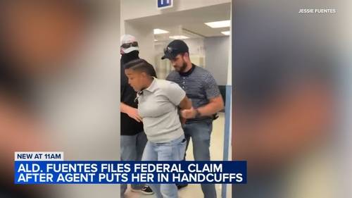 Chicago Ald. Jessie Fuentes files federal claim after being placed in handcuffs by immigration agents at Humboldt Park clinic
