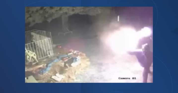 WATCH: Video shows arson suspect attempting to light Richfield home on fire