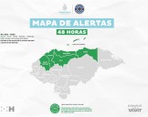Copeco emite alerta verde en seis departamentos por desplazamiento de vaguada y frente frío