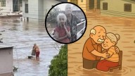 Muere doña Elodia, la abuelita que sobrevivió a la inundación en Poza Rica abrazada de su esposo