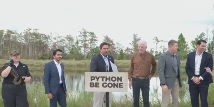 DeSantis seeks continued funding for python removal program