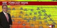 Warmer days with little rain for the remainder of the week