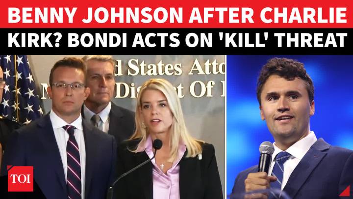 Bondi’s Swift Action On Kill Threat Against Trump Ally Benny Johnson After Kirk's Murder