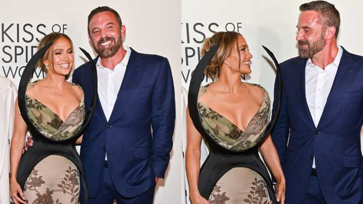 Jennifer López y Ben Affleck Están Juntos... en la Alfombra Roja de 'El Beso de la Mujer Araña'