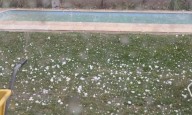 Una fuerte tormenta con caída de granizo se registró en Vicuña Mackenna y otras localidades del sur provincial