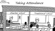 How many students are skipping at charter schools?