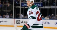Yurov scores tiebreaking goal in 3rd period for first NHL goal as Wild beat Rangers 3
