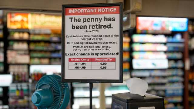 Banks and retailers run short on pennies as the US Mint stops making them