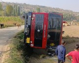 Fire Tender overturns in Khan Sahab, Budgam; Four Firefighters injured