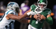 Jets bench Justin Fields for Tyrod Taylor in second half against Panthers