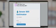 City rolls out tool to help residents calculate sewer bills