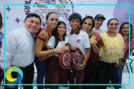 Entrega Mara Lezama tenis escolares con el programa “Pasos para la Transformación”
