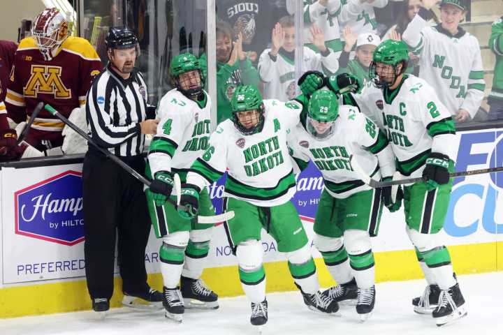 UND delivers rivalry win over Minnesota for raucous crowd