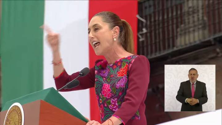 Resalta Sheinbaum baja en pobreza, avance en infraestructura y reformas