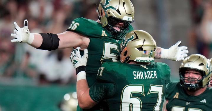 Byrum Brown, No. 19 South Florida run over Florida Atlantic, 48