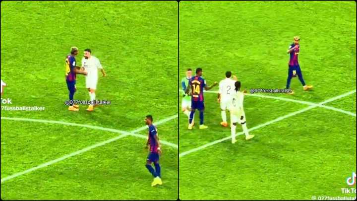 Carvajal dio la mano a Lamine antes de que el culé se revolviera e iniciara la tangana del Clásico