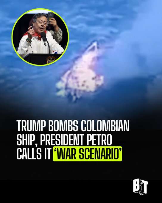 Petro dice tener indicios de que la última lancha bombardeada por EEUU era colombiana