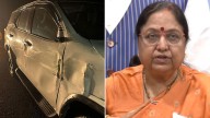 UP Minister Baby Rani Maurya Narrowly Escapes Collision With Truck On Agra