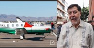 El “taxi” de Noroña: esta es la matrícula y datos del avión privado que utilizó