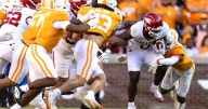 DeSean Bishop rushes for 146 yards, 1 TD to lead No. 12 Tennessee past Arkansas 34