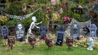 DIY A Spooky Graveyard Scene With Affordable Dollar Tree Supplies