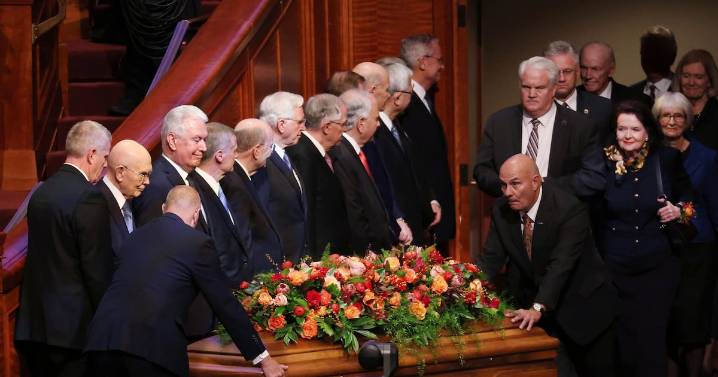Funeral speakers say President Russell M. Nelson fulfilled his promise to serve God to his last breath