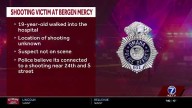 Police investigating a shooting after a 19-year-old walked into the hospital with gunshot wounds