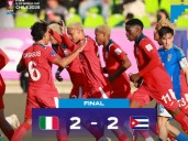 Prensa chilena resalta empate de Cuba ante Italia en Mundial Sub