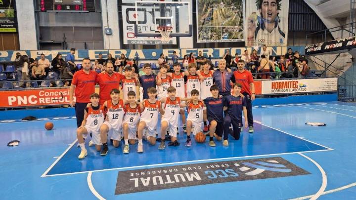 Básquet: la Asociación Rosarina sumó con el U13 una nueva copa a sus vitrinas