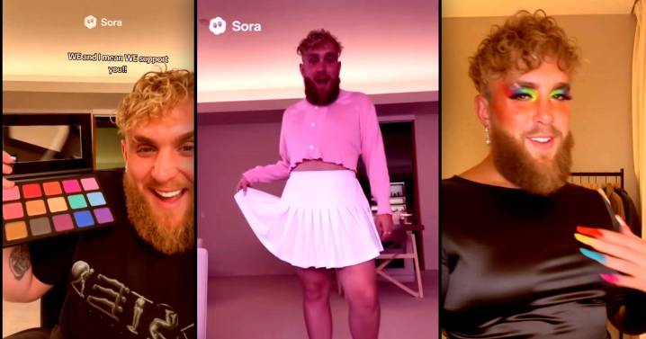 Jake Paul Invites Users to Fake Him on Sora, So They Immediately Use It to Make Him Gay and Obsessed With Makeup