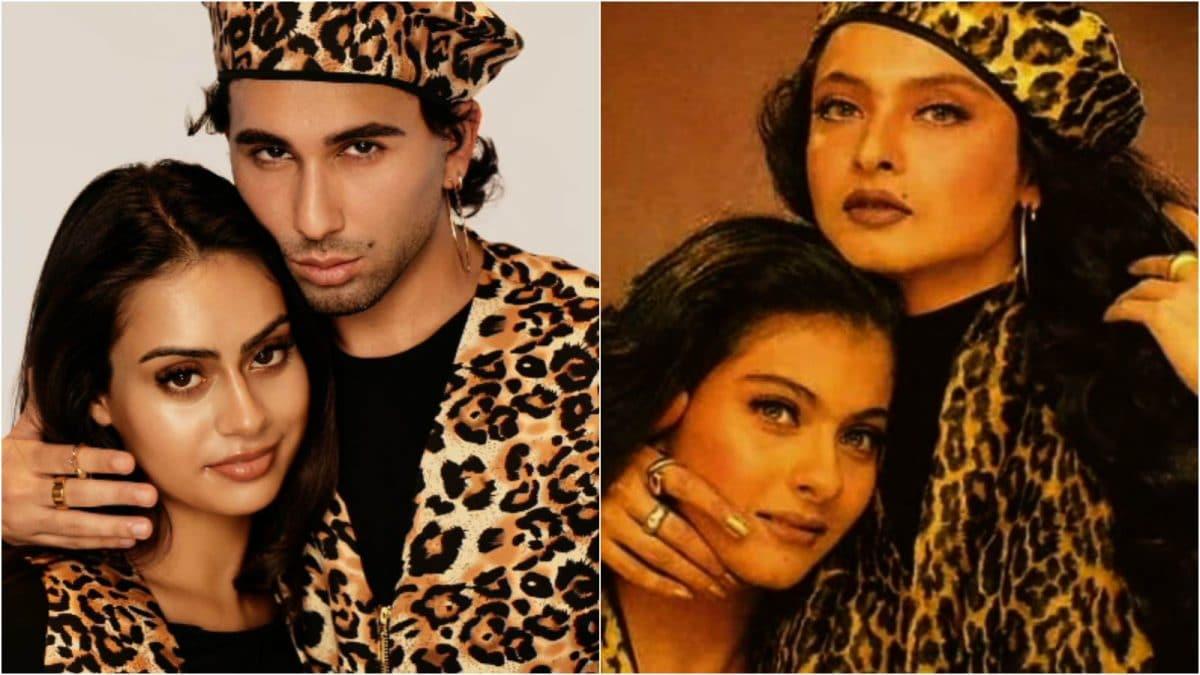 Nysa Devgan And Orry Recreate Kajol, Rekha’s Bold Photoshoot For Halloween