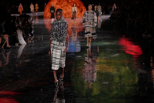 Showmanship returns at Chanel as creative director Blazy debuts under a sky of planets