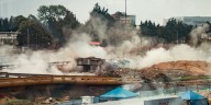 ¿Cómo limpiarán los escombros tras el derrumbe de los puentes de la 13? 