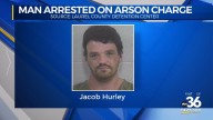 Man arrested on arson charge