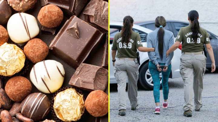 Ocultó chocolates, hamburguesas y hasta un perfume: Detienen a mujer por hurto en supermercado de Los Ángeles