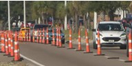 TRAFFIC ALERT: left lane of Highway 90 in Biloxi closed to regular traffic
