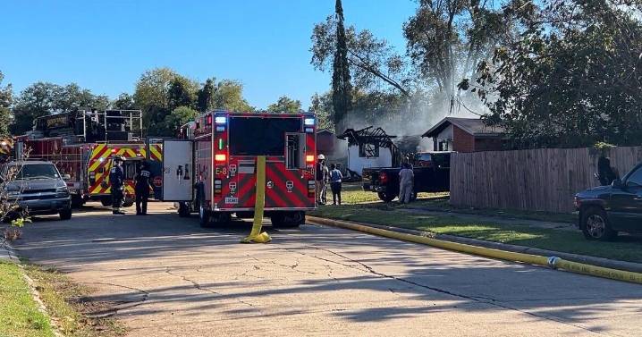 Heavy firefighter presence at Crestmoor house fire