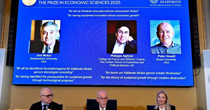 Nobel de Economía 2025: Premian a expertos por mostrar cómo la tecnología impulsa el desarrollo económico