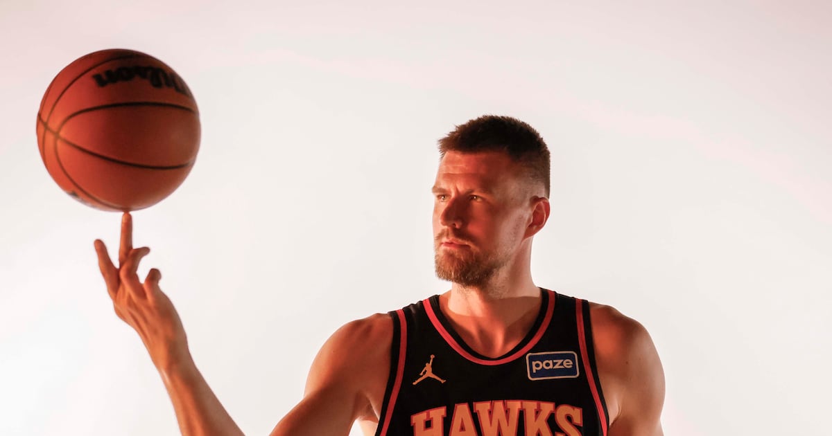 What does Hawks’ Kristaps Porzingis think about playing with Trae Young?