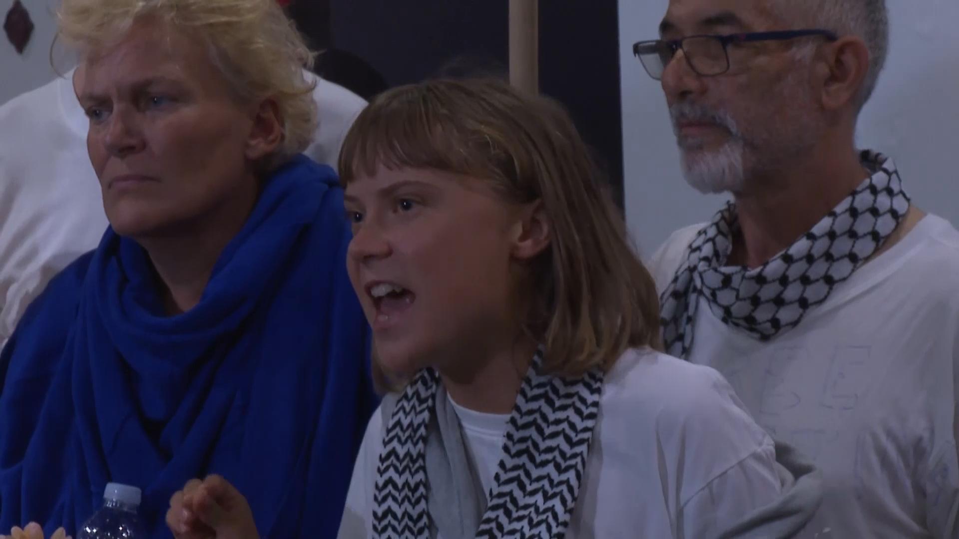 Greta Thunberg says Gaza flotilla detention not the story, accuses Israel of 'livestreamed genocide'
