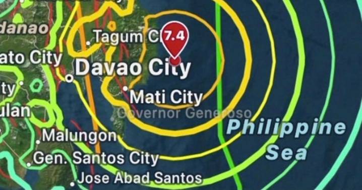 Tsunami warning for Philippines and Indonesia after 7.4