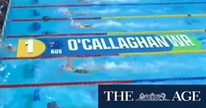 O'Callaghan shatters world record