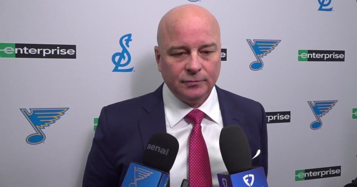 Blues' Jim Montomgery: 'I liked our response' after Canucks goals in win Monday