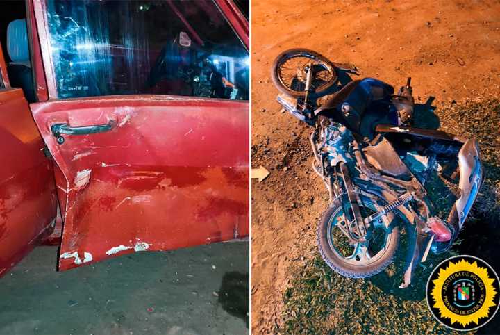 Siniestro vial en Villaguay dejó un joven herido