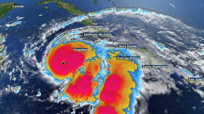 Powerful hurricane Melissa approaches Jamaica, bringing severe winds and heavy rain
