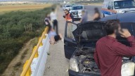 Accidente en Eje Metropolitano deja seis estudiantes leoneses del Tecnológico de Purísima lesionados