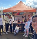 Jóvenes guayaneses entregaron alimentos en la Plaza Monumental