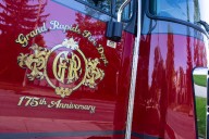 Grand Rapids firefighters free driver from overturned vehicle