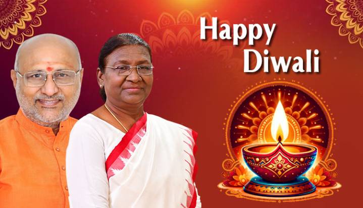 ‘Celebrate Responsibly, Shun Negativity’: President Murmu, VP Radhakrishnan Greet People On Diwali