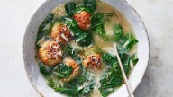 The New York Times recipe: Italian wedding soup with turkey meatballs